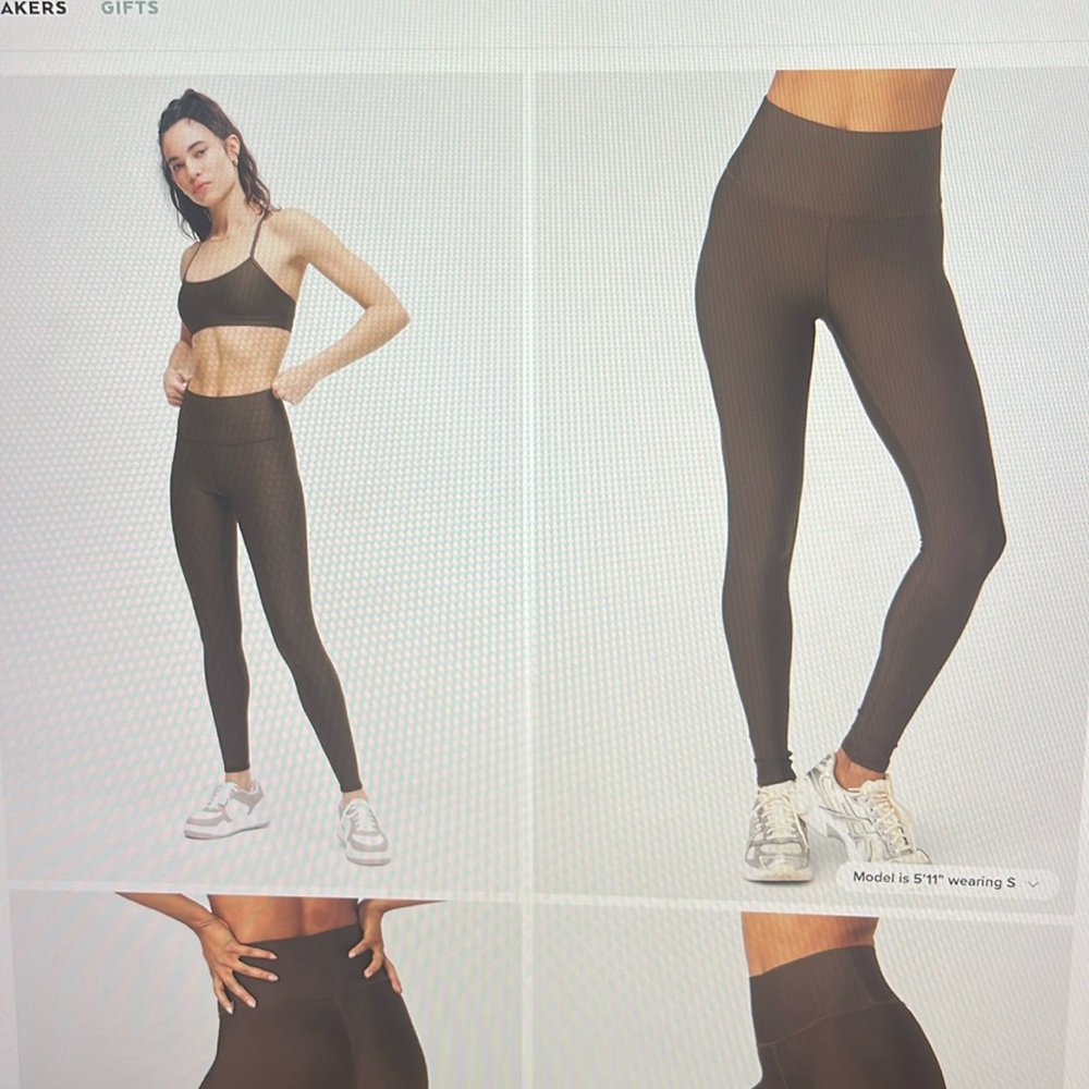 NEW!! ALO HIGH WAIST AIRLIFT LEGGINGS-ESPRESSO
